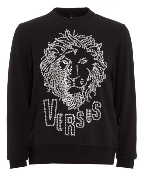 versace pullover lion|Versace jumper men's sale.